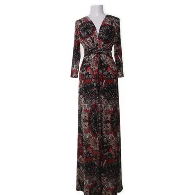 Maxi jurk (Zwart, Meerkleurig) van Ilse Jacobsen Hornbæk Elastaan, Polyester