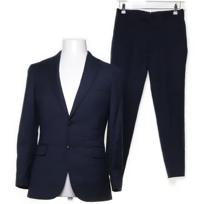 Pak (Blauw) van These Glory Days Wol, Polyester, Elastaan, Viscose