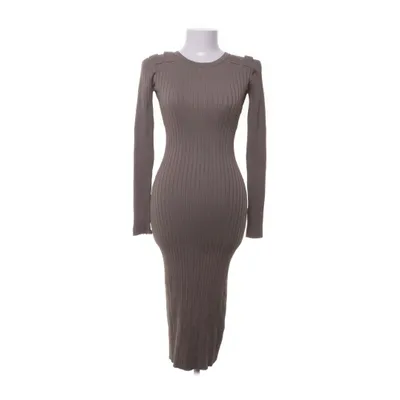 Jurk met col (Bruin) van Guess Viscose, Polyamide