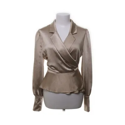 Peplum top (Beige) from Neo Noir Elastane, Polyester