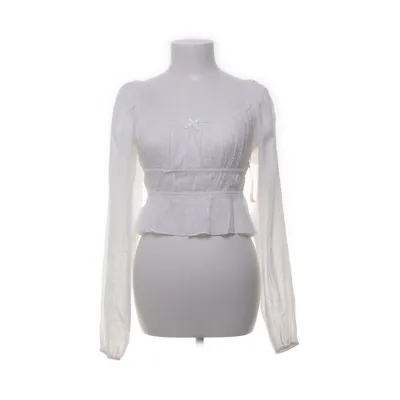 Top (Wit) van Nelly Katoen, Viscose