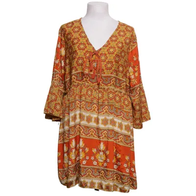 Dress (Orange, Yellow, Multicolored) from Bohoo Fashion Polyester, Silk