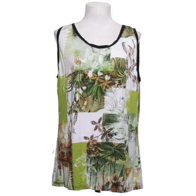 Tank Top (Green, Multicolored) from Passioni Elastane, Viscose