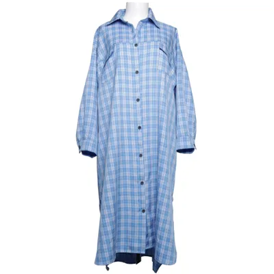 Skjortklänning (Blå, Vit, Flerfärgad) från Hängmatta Bomull