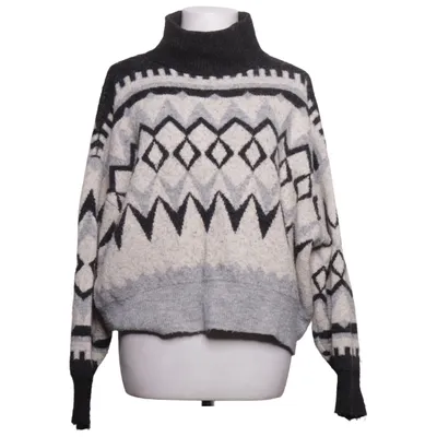 Sweater (White, Gray) from H&M Acrylic, Polyamide, Polyester, Elastane, Wool