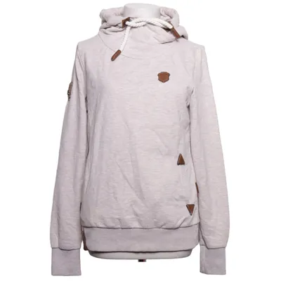 Capuchon sweater (Grijs) van Naketano Katoen, Polyester