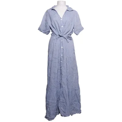 Blousejurk (Blauw, Wit) van Intuition Linnen