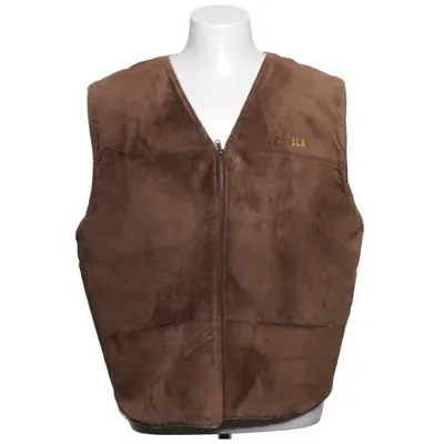 Gilet en cuir (Marron, Blanc) de Belmondo Cuir, Polyamide, Polyester