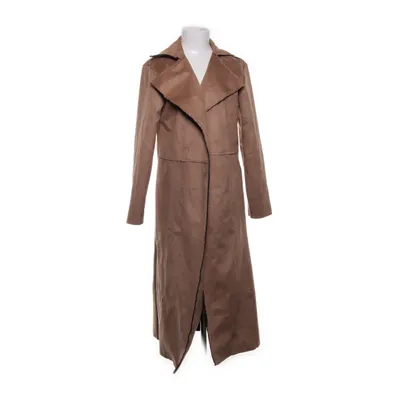 Frakke (Beige, Sort) fra Boohoo Elastan, Polyester