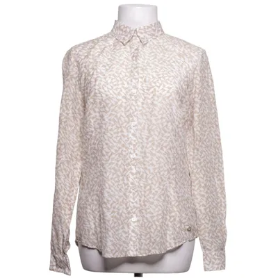 Blus (Beige, Flerfärgad) från More & More Bomull, Silke