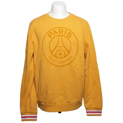 Collegetröja (Gul) från Paris Saint-Germain Bomull, Polyester