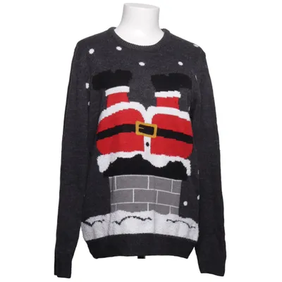 Pull de Noël (Gris, Rouge, Blanc) de Denim Acrylique, Polyester