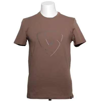 T-shirt (Brun) från Revit! Bomull, Elastan