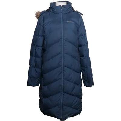 Down coat (Blue) from Marmot Acrylic, Down, Feather, Modal, Polyester