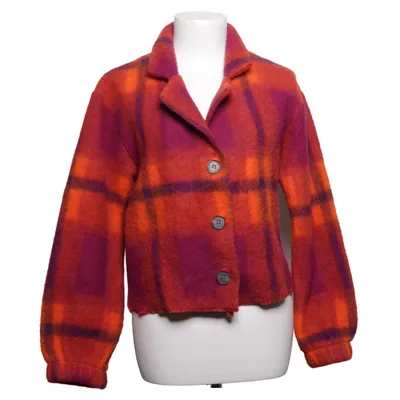 Jacket (Orange, Purple, Multicolored) from Geisha Acrylic, Polyamide, Wool