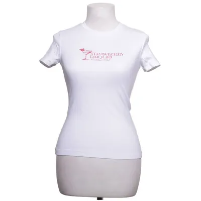 T-shirt (Blanc) de Amisu Coton, Élasthane