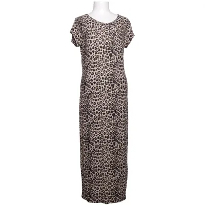 Långklänning (Beige, Svart, Flerfärgad) från The Black Label Collection Lager 157 Elastan, Viskos