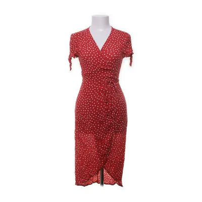 Slå-om-kjole (Rød, Hvid, Flerfarvet) fra Divided by H&M Viscose