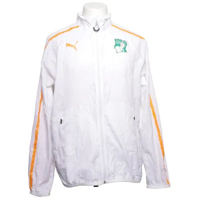 Sports jacket (White, Orange) from Puma Polyamide