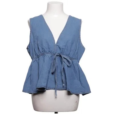 Haut (Bleu) de Shein Coton, Polyester, Viscose