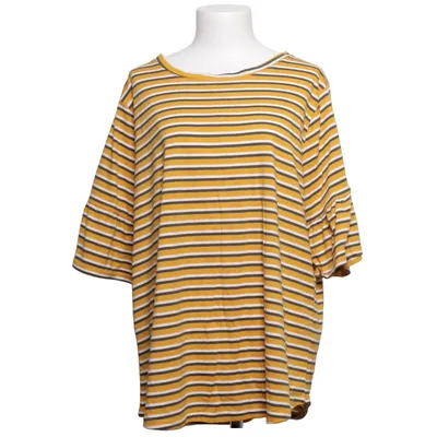T-shirt (Yellow, White, Green) from Miladys Cotton, Polyester