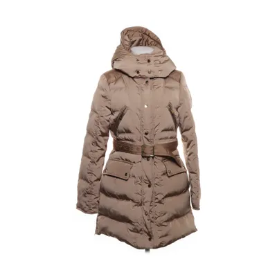 Dunfrakke (Beige) fra Zara Woman Dun, Fjer