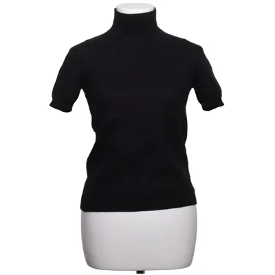 Top (Zwart) van Soft Goat Kasjmier