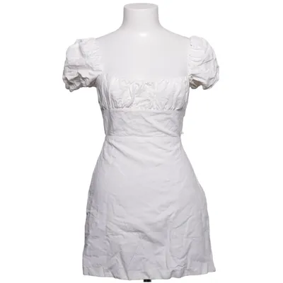 Klänning (Vit) från Zara Bomull, Linne