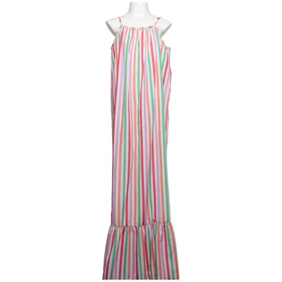 Maxi dress (White, Multicolored) from The New Cotton, Polyester