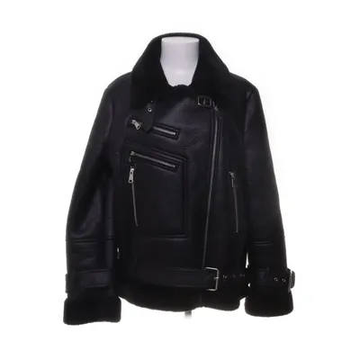 Shearling jacket (Black) from Missguided Polyester
