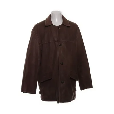 Leren jack (Bruin) van Petroff Polyester