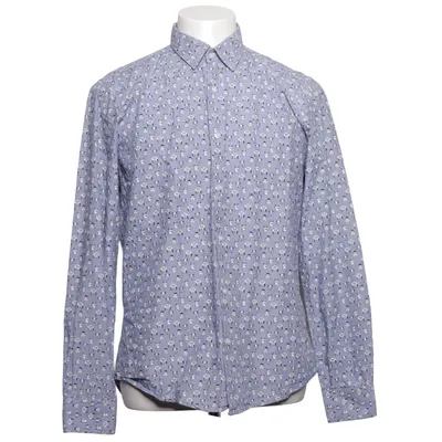 Chemise (Bleu, Blanc) de WE Fashion Coton