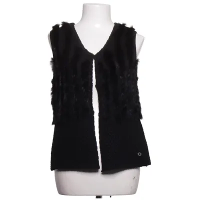 Gilet (Zwart) van Lisa Tossa Acryl, Bont