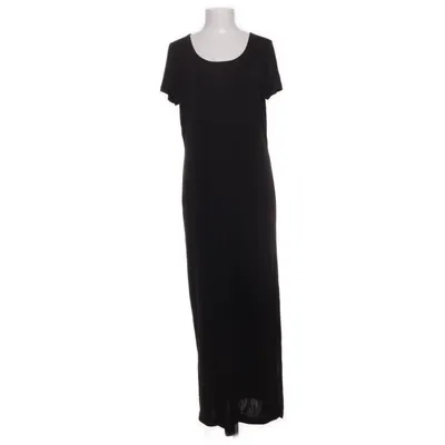Robe longue (Noir) de Woman Collection Polyester, Viscose