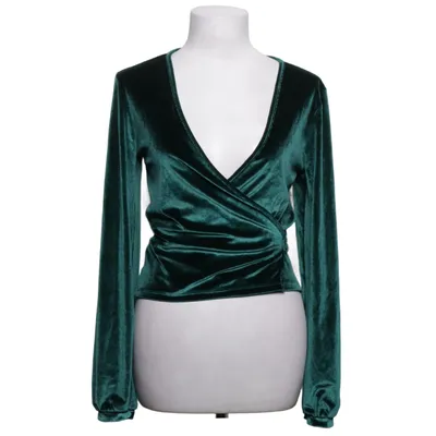 Slå-om bluse (Grøn) fra Istay Elastan, Polyester