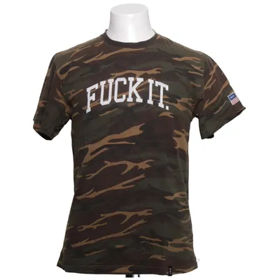 T-shirt (Vert, Marron) de HUF Coton