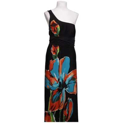 Maxikjole (Sort, Flerfarvet) fra F&Girl Elastan, Polyester