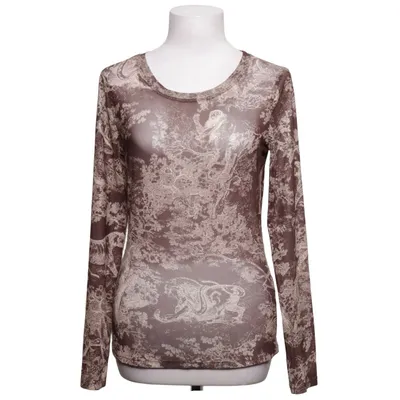Lange mouwen shirt (Bruin) van Marta du Chateau Elastaan, Polyester, Viscose