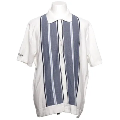 Chemise à manches courtes (Blanc, Bleu) de Malbon Coton