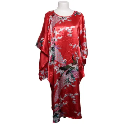Caftan (Rouge, Multicolore) de Sam Well Soie