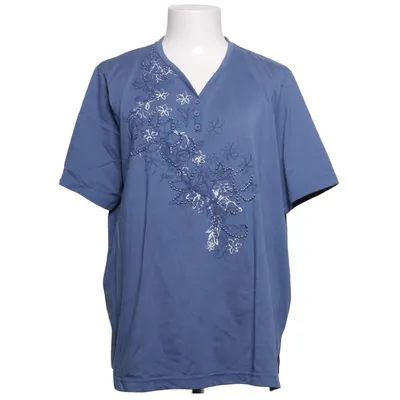 T-shirt (Blue) from Malva Cotton, Polyester