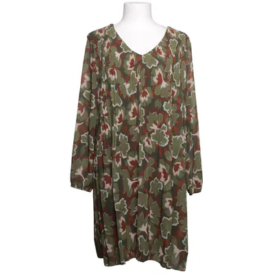 Jurk (Groen, Meerkleurig) van Senes Elastaan, Polyester, Viscose