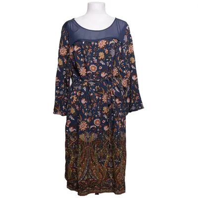 Jurk (Blauw, Meerkleurig) van Expresso Elastaan, Polyester, Viscose
