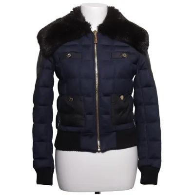 Vinterjacka (Blå, Svart) från Juicy Couture Akryl, Dun, Fjädrar, Polyester, Viskos