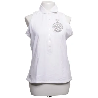 Top (White) from La Martina Cotton, Elastane