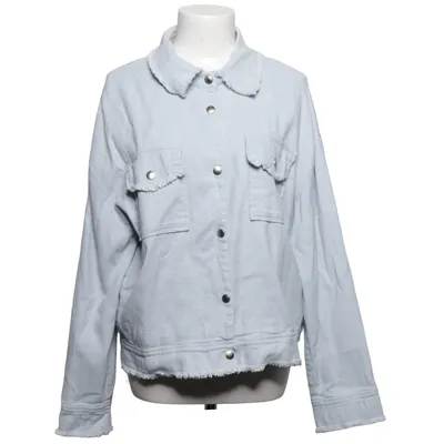 Blazer (Blau) von Moon River Baumwolle, Leinen