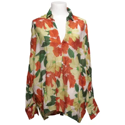 Blouse (Blanc, Multicolore) de Lara Viscose