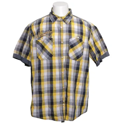 Chemise à manches courtes (Jaune, Gris, Noir) de Angelo Litrico for C&A
