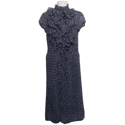 Maxikjole (Sort, Hvid) fra Saint Tropez Polyester