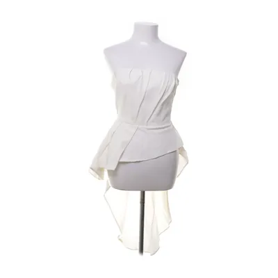 Peplumtopp (Beige) från H&M Conscious Collection Ekologisk bomull, Viskos